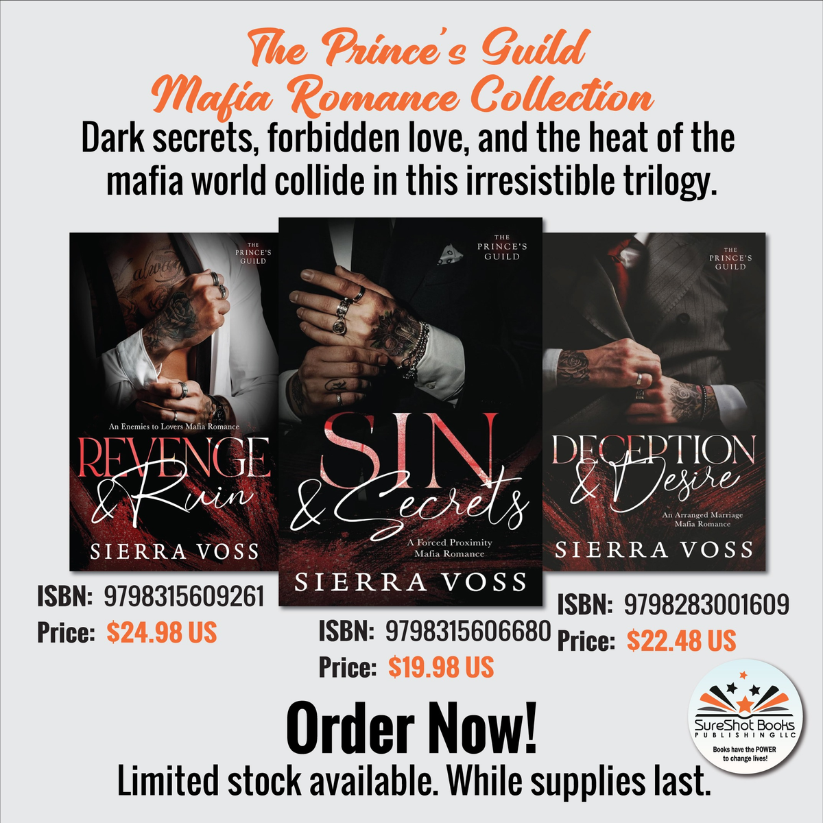 The Prince's Guild Mafia Romance Collection – Sierra Voss Trilogy