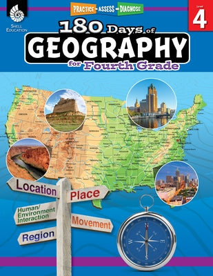 180 Days(tm) Geography for Fourth Grade: Practice, Assess, Diagnose by Aracich, Chuck