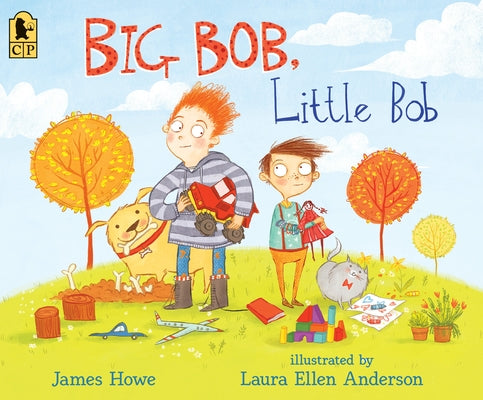 Paperback of Big Bob and Little Bob children's book by Candlewick Press, showing colorful illustrated cover featuring two characters.