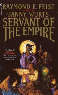 Mass market paperback of "Servant of the Empire" by Spectra Books, showing the book cover with title and author details.