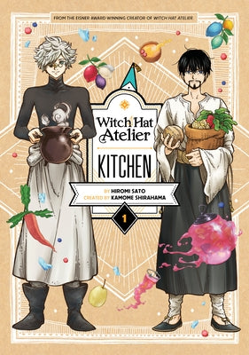 Paperback of Witch Hat Atelier Kitchen 1 comic by Kodansha Comics, showing colorful cover art with whimsical illustrations.