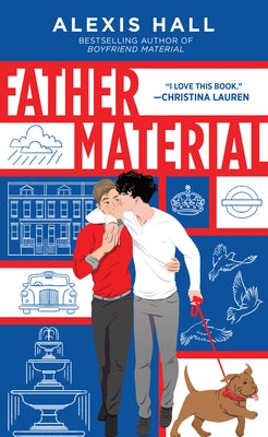 Paperback of Father Material novel by Sourcebooks Casablanca, featuring the book cover with title and author details.