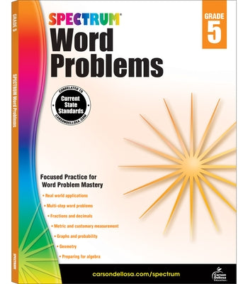 Word Problems, Grade 5: Volume 78 Paperback Spectrum