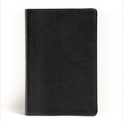NASB Large Print Personal Size Reference Bible, Black Genuine Leather by Holman Bible Publishers