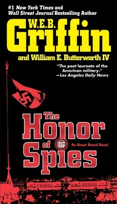 Mass market paperback of "The Honor of Spies" by G.P. Putnam's Sons, featuring a cover with espionage-themed artwork.