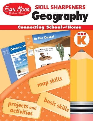 Skill Sharpeners: Geography, Prek Workbook Paperback Evan-Moor Educational Publishers