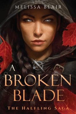 Paperback copy of "A Broken Blade" novel by Union Square & Co., featuring a worn cover and torn pages.