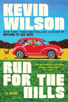 Paperback of "Run for the Hills" by Ecco Press, featuring a book cover with artistic design and title text.