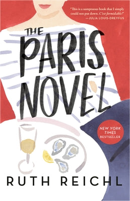 A paperback copy of The Paris Novel by Random House Publishing Group with a colorful cover design.