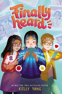 Paperback of "Finally Heard" by Simon & Schuster Books for Young Readers, showing the book cover with colorful illustrations.