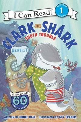 Paperback of Clark the Shark: Tooth Trouble by HarperCollins, featuring colorful shark character on the cover.
