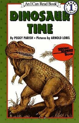 Paperback Dinosaur Time book by HarperCollins featuring colorful dinosaur illustrations on the cover.