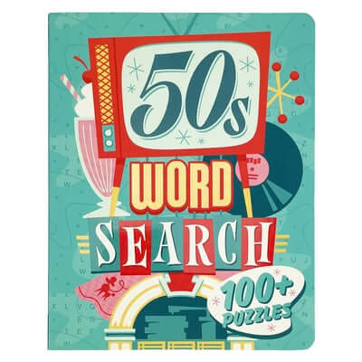 50s Word Search Spiral Parragon