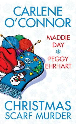Christmas Scarf Murder mass market paperbound book by Kensington Cozies featuring a festive themed cover with winter holiday imagery
