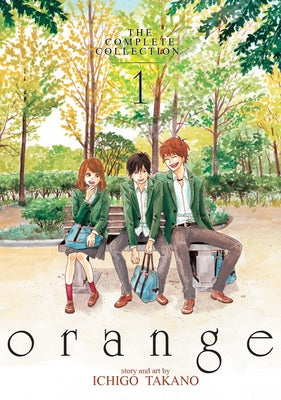 Paperback of Orange: The Complete Collection 1 manga by Seven Seas, featuring vibrant cover art with characters from the series.
