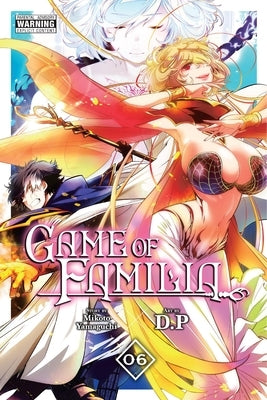 Paperback of Game of Familia, Vol. 6 by Yen Press featuring colorful cover art with anime-style characters.