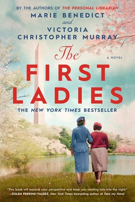 Paperback copy of The First Ladies book by Berkley Books featuring a cover image with historical portraits of U.S. First Ladies.