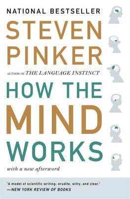 Paperback of "How the Mind Works" by W. W. Norton & Company, showing the book cover with title and author details.