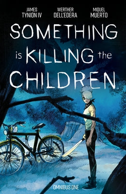 Paperback of "Something Is Killing the Children Omnibus Vol. 1" by Boom! Studios, featuring the book cover with dark, illustrated art.