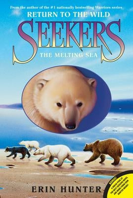 Paperback of The Melting Sea by HarperCollins showing the front cover with ocean-themed artwork and title text.