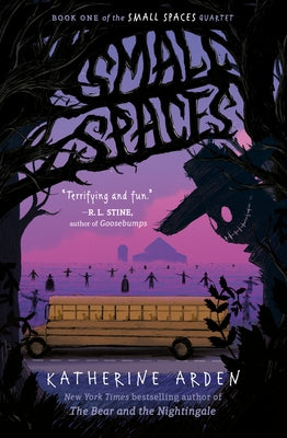 Small Spaces paperback book by Penguin Young Readers Group, featuring a cover illustration with spooky forest scene.