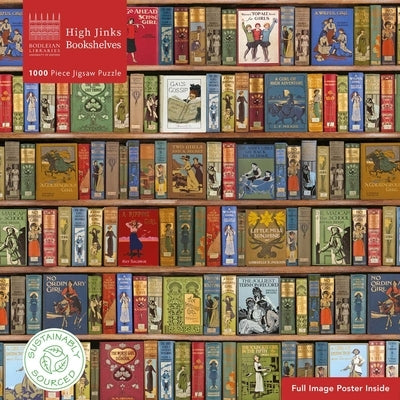 Adult Sustainable Jigsaw Puzzle Bodleian Library: High Jinks Bookshelves: 1000-Pieces. Ethical, Sustainable, Earth-Friendly Other Flame Tree Gift