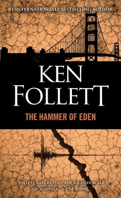 Mass market paperback of The Hammer of Eden by Fawcett Books featuring a dark, dramatic cover with fiery imagery.