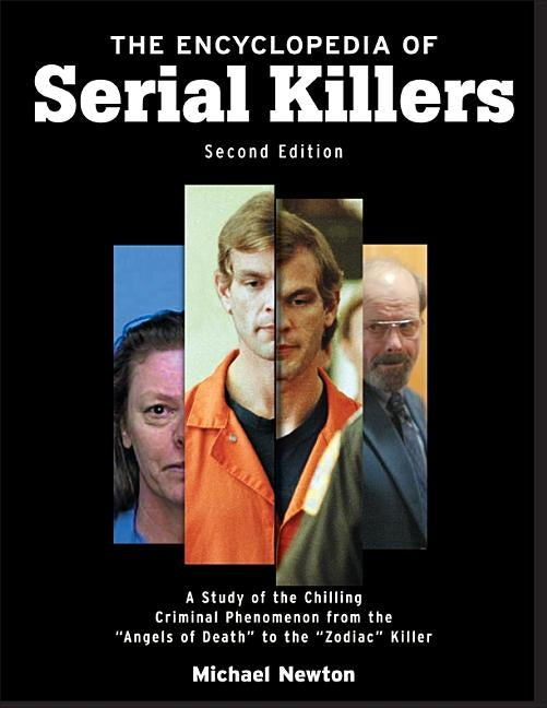 Paperback edition of The Encyclopedia of Serial Killers by Checkmark Books, showing the book cover with title and author.