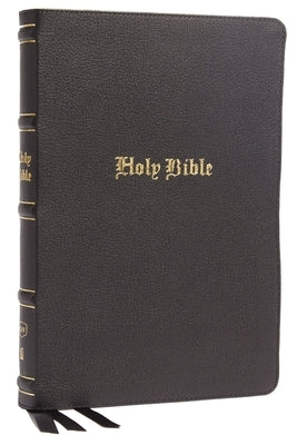 KJV Holy Bible: Large Print Thinline, Black Genuine Leather, Red Letter, Comfort Print: King James Version by Thomas Nelson