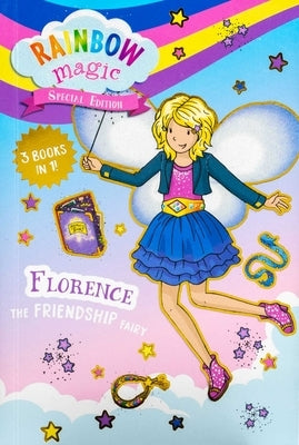 Rainbow Magic Florence the Friendship Fairy paperback book from Silver Dolphin Books, featuring colorful fairy illustration.