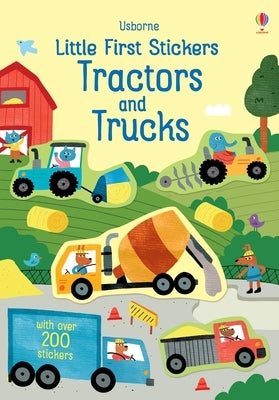 Little First Stickers Tractors and Trucks Paperback Usborne Books