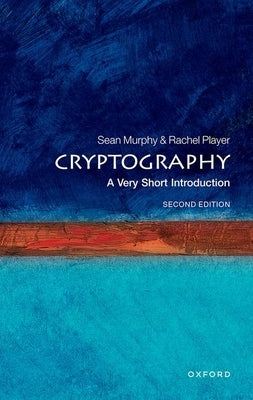 Paperback book titled "Cryptography: A Very Short Introduction" by Oxford University Press, featuring a plain cover with text.