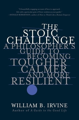 Paperback of The Stoic Challenge book by W. W. Norton & Company, featuring a cover with a minimalist design and the title text.