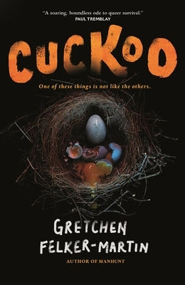 Paperback copy of the horror novel "Cuckoo" by Tor Nightfire, featuring a dark, eerie cover design.