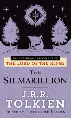 Mass market paperbound edition of The Silmarillion by Del Rey Books, featuring the book cover with fantasy artwork.