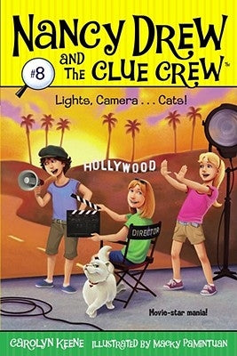 Lights, Camera . . . Cats! paperback by Aladdin Paperbacks showing a colorful cover with playful cat illustrations.