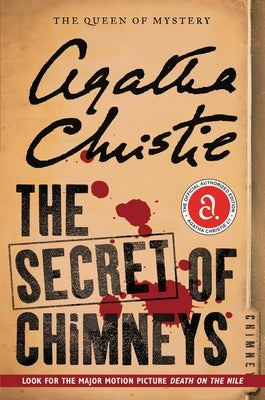 Paperback edition of The Secret of Chimneys by William Morrow & Company, featuring the book cover with title and author.