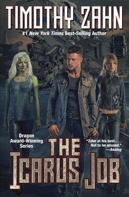 Mass market paperback of "The Icarus Job" by Baen, featuring the book cover with title and author details.