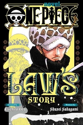 Paperback of One Piece Law's Story by Viz Media, featuring cover art with Law character and vibrant design.