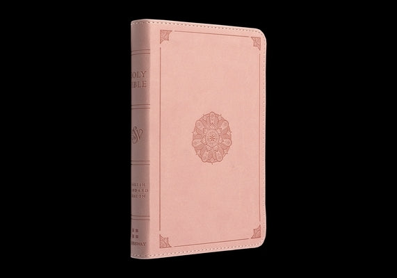 ESV Compact Bible (Trutone, Blush Rose, Emblem Design) by