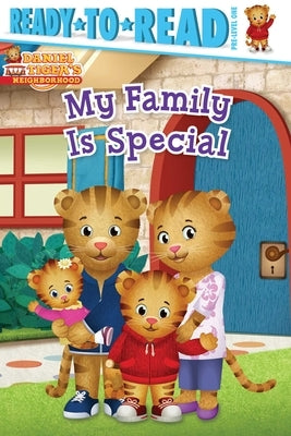 Paperback children's book titled "My Family Is Special" from Simon Spotlight, featuring colorful illustrations on the cover.