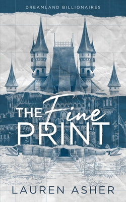 Paperback copy of The Fine Print novel by Bloom Books featuring a colorful cover design.