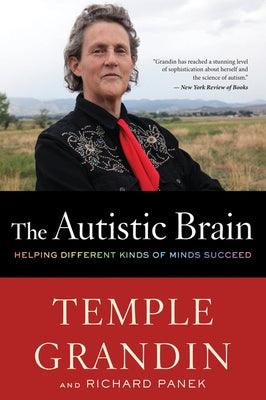 Paperback of The Autistic Brain book by Mariner Books showing colorful cover with brain illustrations and title text.