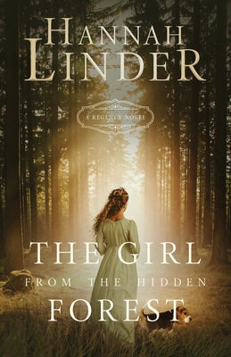 Paperback of The Girl from the Hidden Forest novel by Barbour Fiction, featuring an illustrated forest scene on the cover.