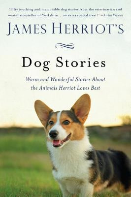 Paperback of James Herriot's Dog Stories by St. Martin's Griffin featuring warm, animal-loving tales and charming dog illustrations.