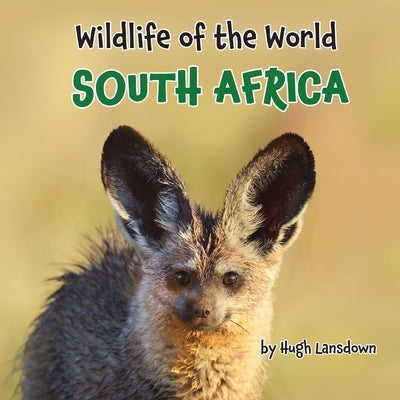 Paperback book titled Wildlife of the World - South Africa by Natural Planet Books, featuring colorful wildlife images on the cover.