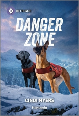 Mass market paperbound of Danger Zone by Harlequin Intrigue, featuring a suspenseful cover with a mysterious and intense scene.