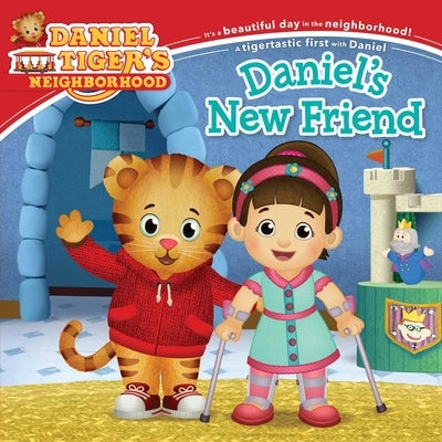 Paperback of Daniel's New Friend by Simon Spotlight featuring colorful illustrated cover with a friendly cartoon character.