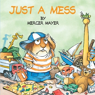 Paperback copy of "Just a Mess" by Random House Books for Young Readers, featuring the book cover with colorful illustrations.