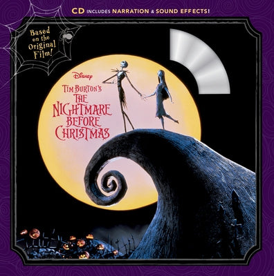 Paperback edition of Tim Burton's The Nightmare Before Christmas book with Disney Press logo and colorful cover art.